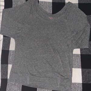 Grey Quarter Sleeve Top